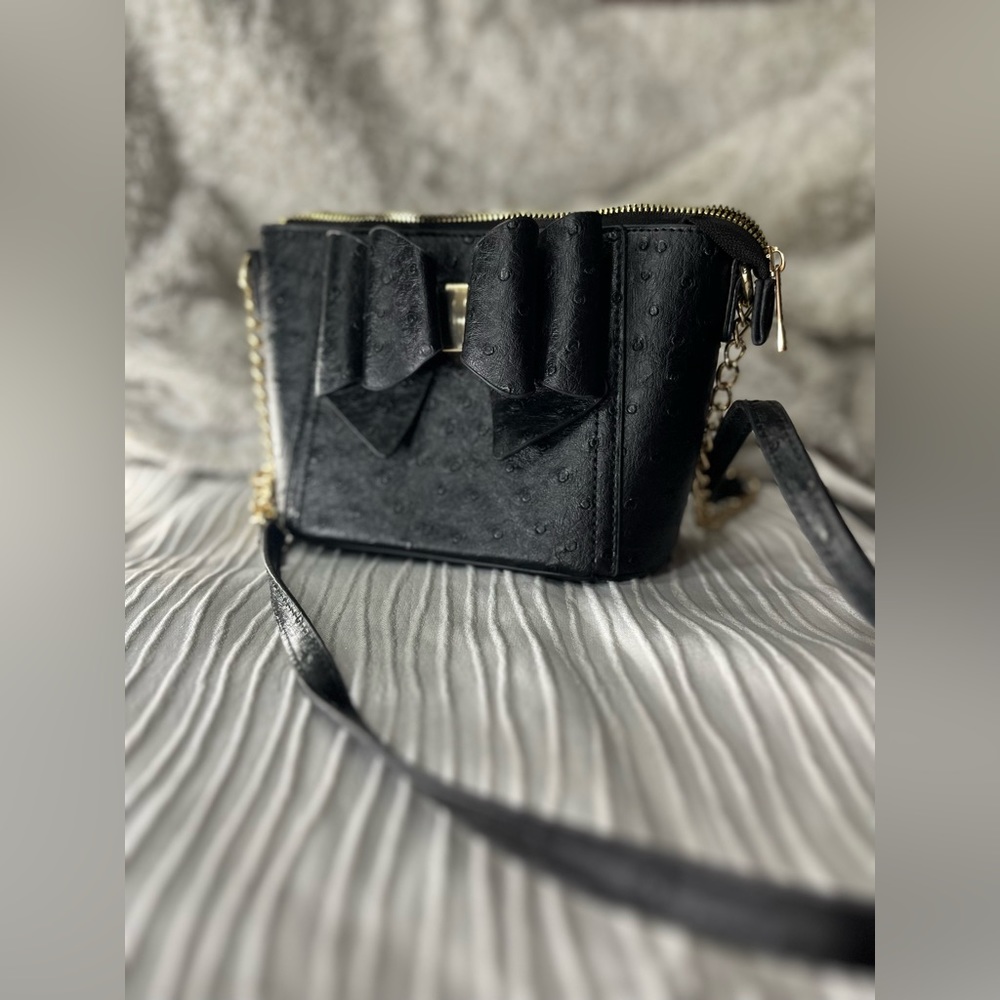 CROSSI Black small shoulder bag